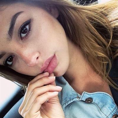 Celine Farach taking a selfie