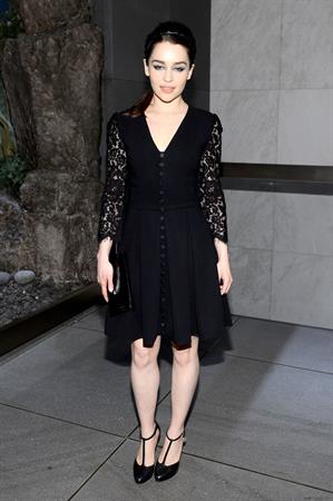 Emilia Clarke The Opening Of The 5th Avenue Flagship Boutique, May 4, 2013 