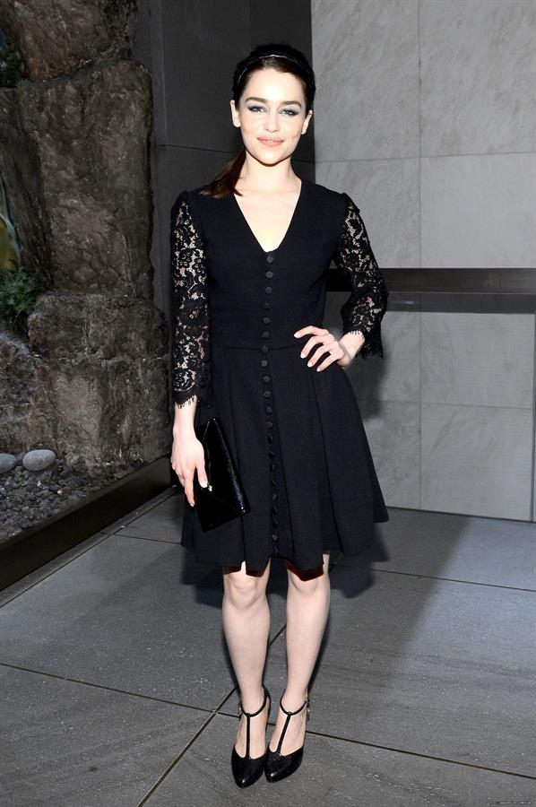 Emilia Clarke The Opening Of The 5th Avenue Flagship Boutique, May 4, 2013 