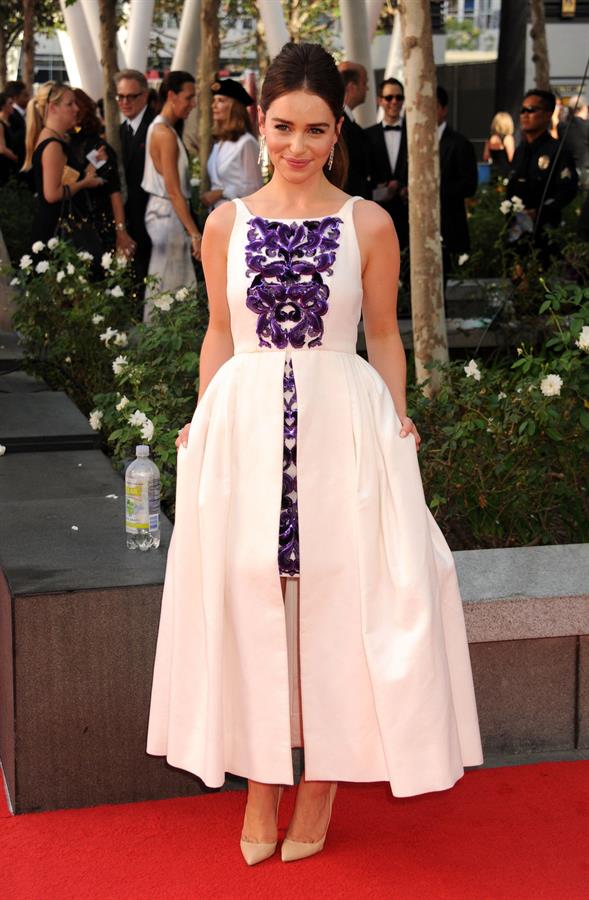 Emilia Clarke - 64th Primetime Emmys Nokia Theatre LA Sept 23, 2012