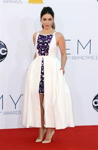 Emilia Clarke - 64th Primetime Emmys Nokia Theatre LA Sept 23, 2012