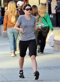 Emilie de Ravin Heads out for a power walk in Vancouver (October 6, 2012) 