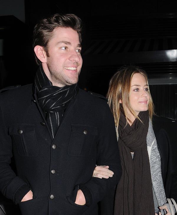 Emily Blunt Dinner at Cecconi's in London, Feb 9, 2013 