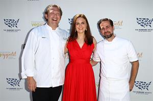 Emily Deschanel Humane Society of the United States Veg Appetit at Smogshoppe in LA on June 16, 2013
