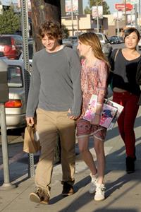 Emma Roberts - Steps out with boyfriend Evan Peters at Third Street in Los Angeles (28.05.2013) 