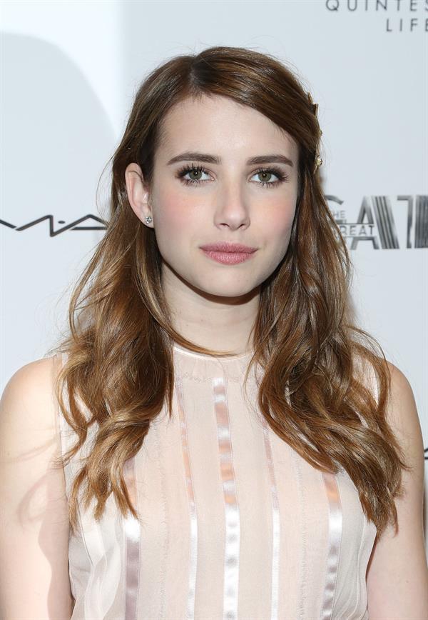 Emma Roberts Pre-Met Ball special screening of 'The Great Gatsby' in NYC 5/5/13 