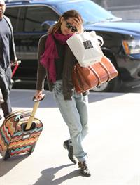Emma Roberts departing on a flight at LAairport in Los Angeles, California on December 22, 2012 