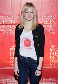 Emma Stone Revlon Run/Walk For Women in New York City - May 4, 2013 