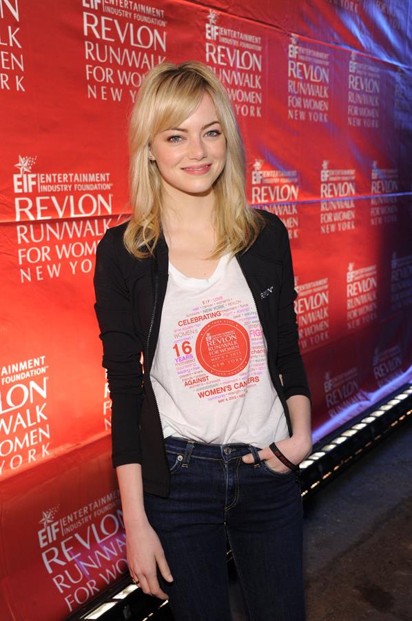 Emma Stone Revlon Run/Walk For Women in New York City - May 4, 2013 