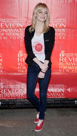 Emma Stone Revlon Run/Walk For Women in New York City - May 4, 2013 