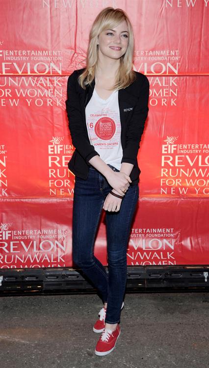 Emma Stone Revlon Run/Walk For Women in New York City - May 4, 2013 