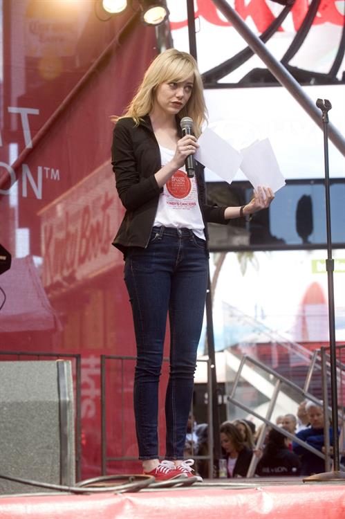 Emma Stone Revlon Run/Walk For Women in New York City - May 4, 2013 
