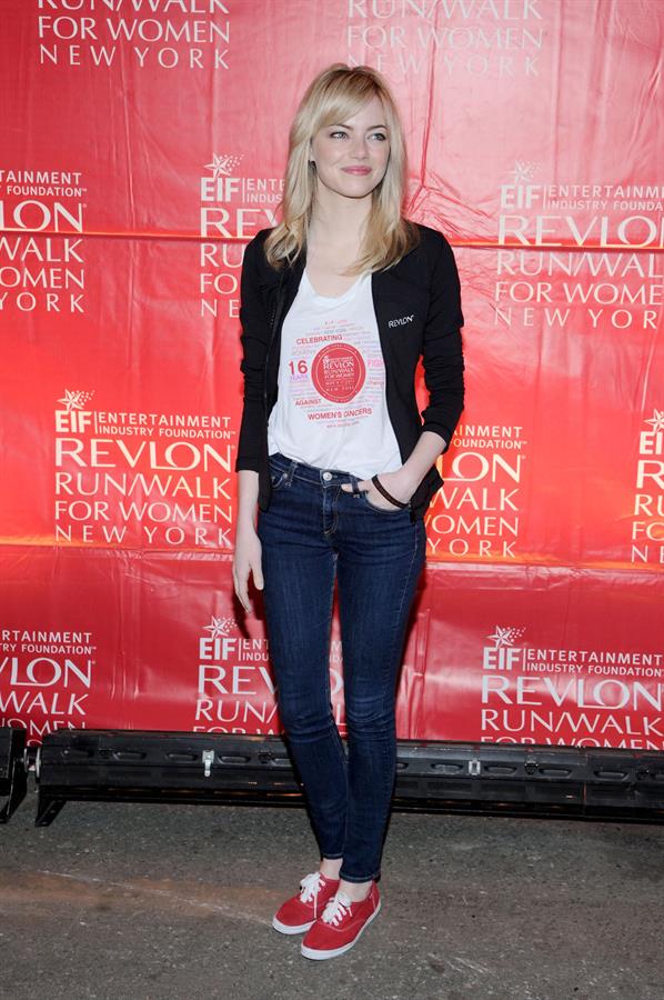 Emma Stone Revlon Run/Walk For Women in New York City - May 4, 2013 