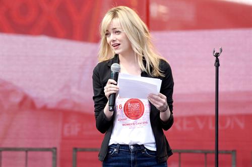 Emma Stone Revlon Run/Walk For Women in New York City - May 4, 2013 