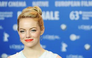 Emma Stone  'The Croods' photocall at 63rd Berlinale Int. Film Festival in Berlin 2/15/13 