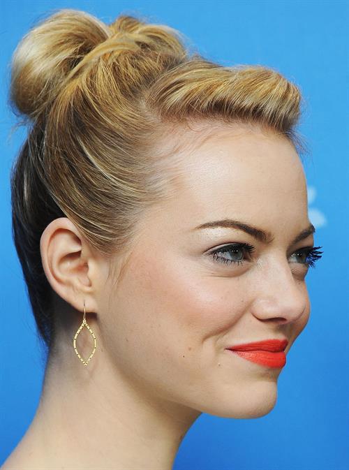 Emma Stone  'The Croods' photocall at 63rd Berlinale Int. Film Festival in Berlin 2/15/13 