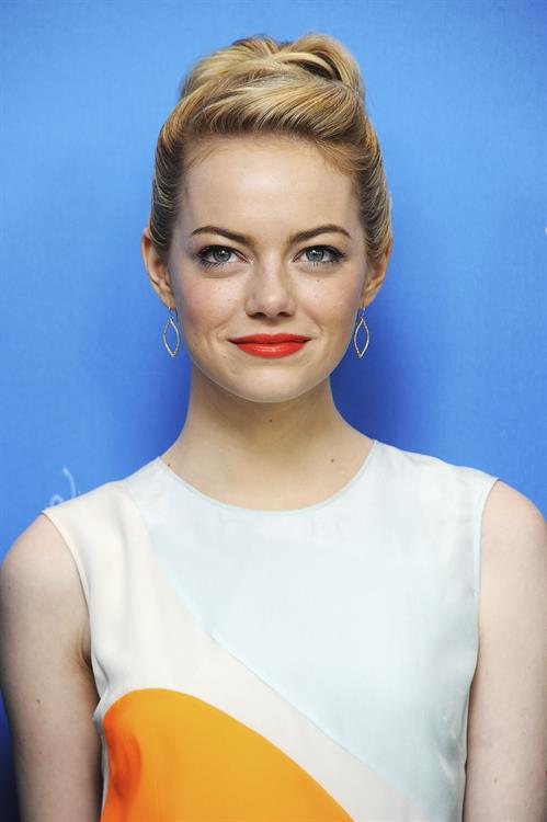 Emma Stone  'The Croods' photocall at 63rd Berlinale Int. Film Festival in Berlin 2/15/13 