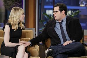 Emma Stone at The Tonight Show with Jay Leno in Burbank 1/8/13 