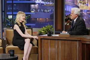 Emma Stone at The Tonight Show with Jay Leno in Burbank 1/8/13 