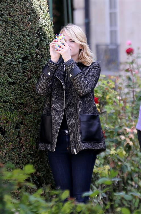 Emma Stone at Musee Rodin in Paris - October 4,2012 