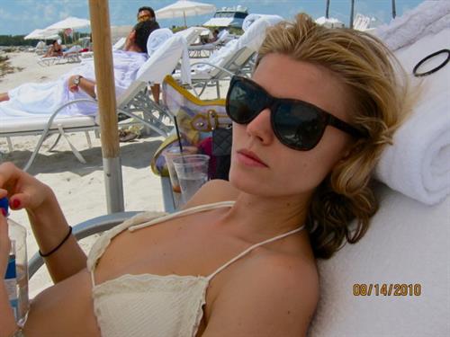 Maryna Linchuk in a bikini