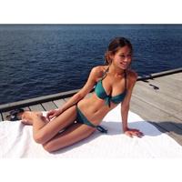 Mathilde Gøhler in a bikini