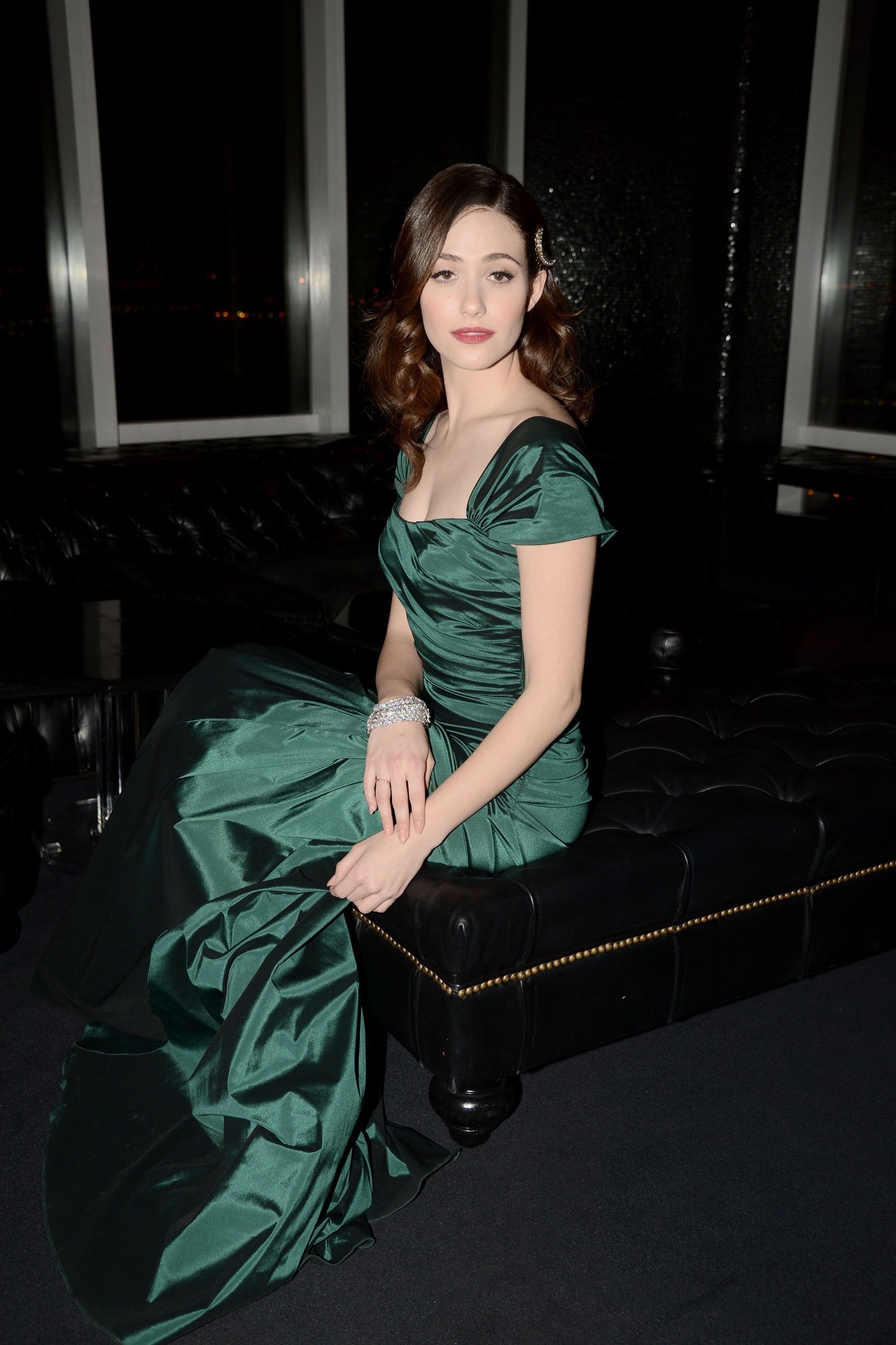 Emmy Rossum Manhattan Magazine Cover Party in New York, January 16, 2013 