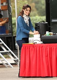 Emmy Rossum on the set of 'You're Not You' in Los Angeles 11/16/12 