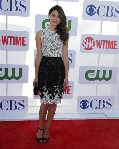 Emmy Rossum - CBS, Showtime and The CW Party during 2012 TCA Summer Tour in Beverly Hills, Jul. 29, 2012