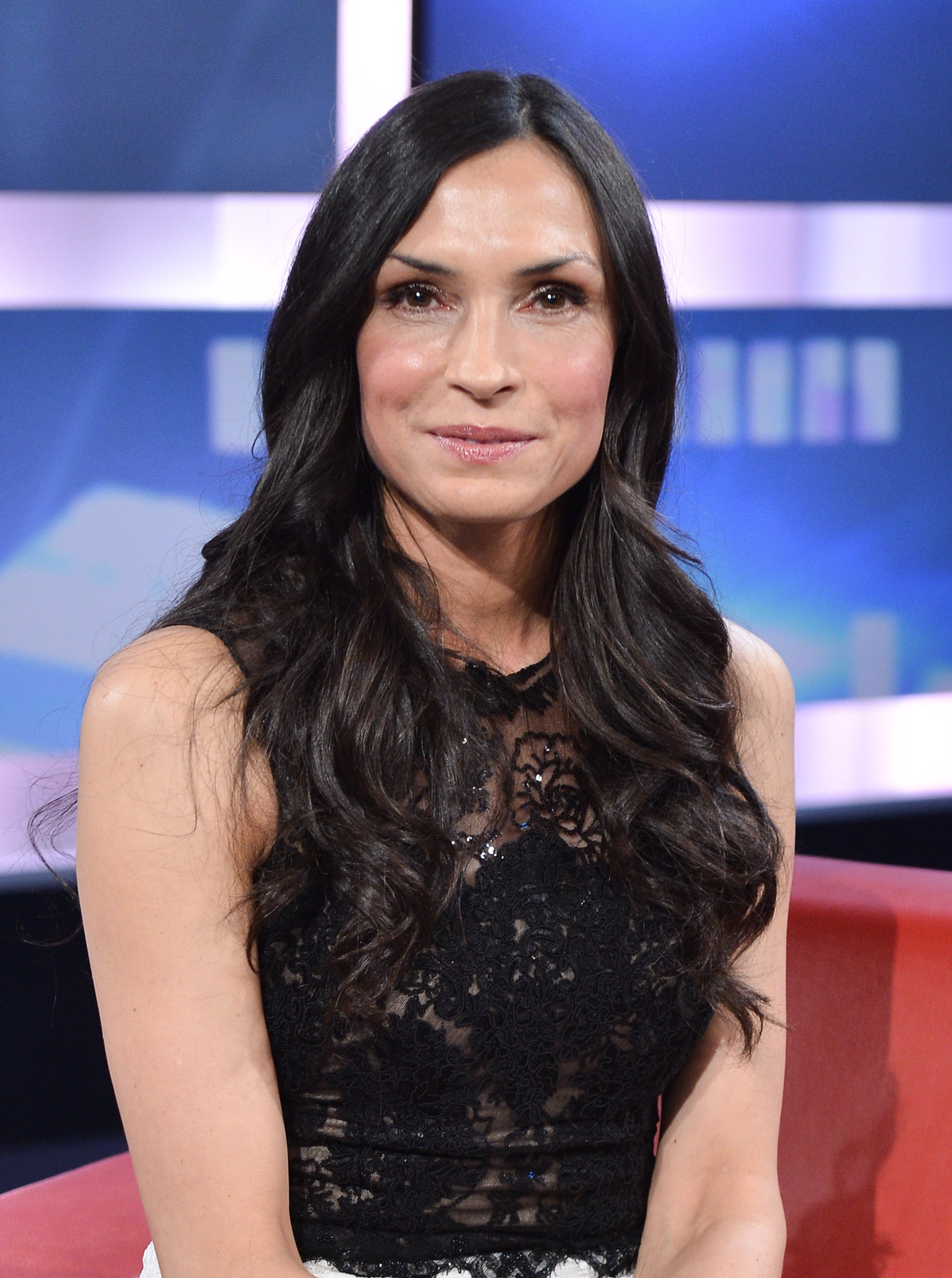 Famke Janssen Appears On  George Stroumboulopoulos Tonight  -- Toronto, Apr. 16, 2013 