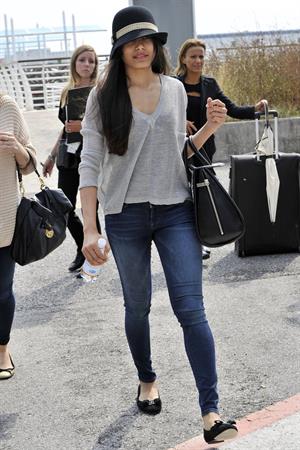 Freida Pinto - Arrives in Venice for the 69th Venice Film Festival - September 6, 2012