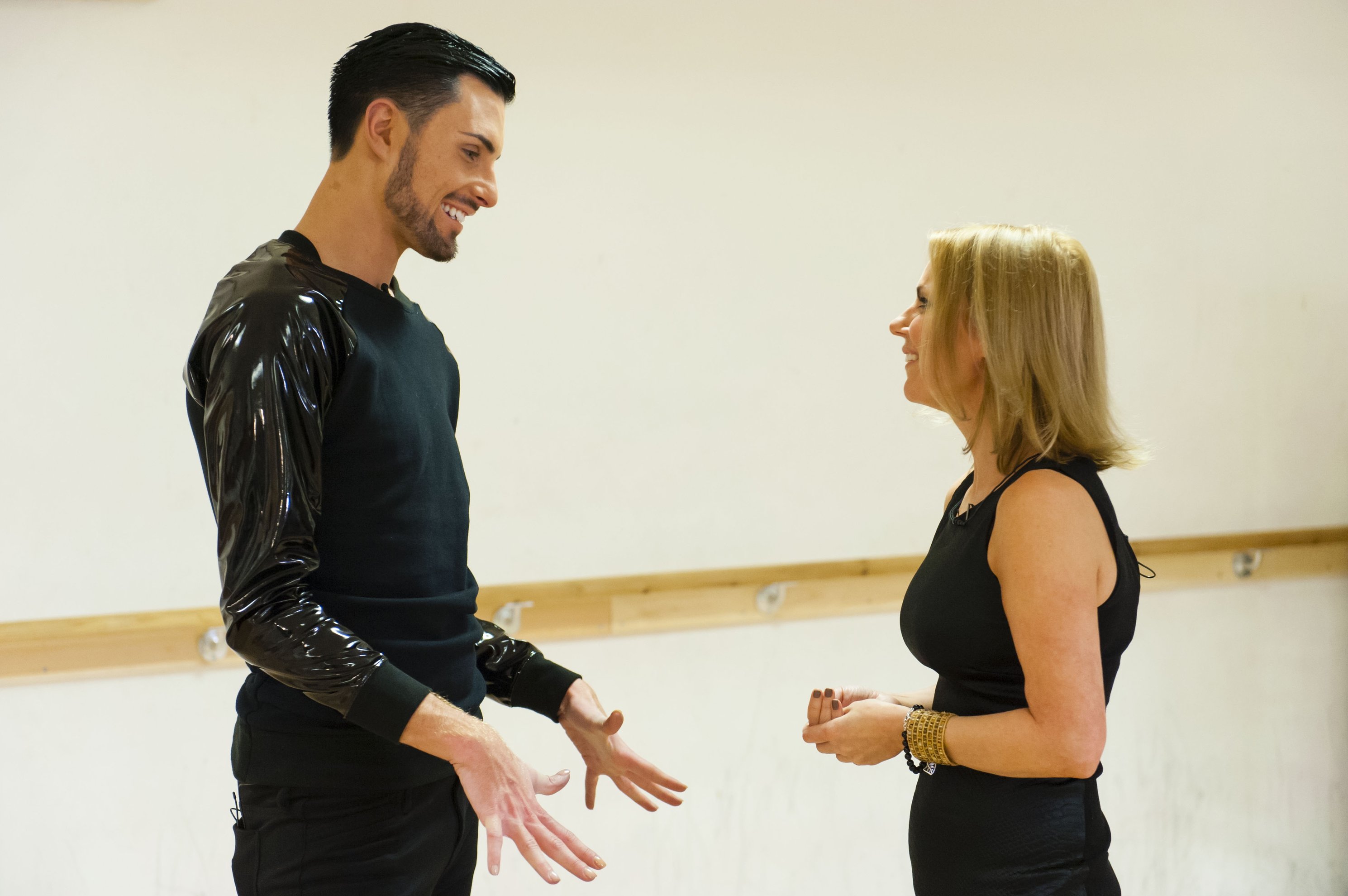 Geri Halliwell The Factor' Behind the scenes in London - November 9, 2012