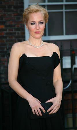 Gillian Anderson Fashion Rules Exhibition launch party in London July 4, 2013 