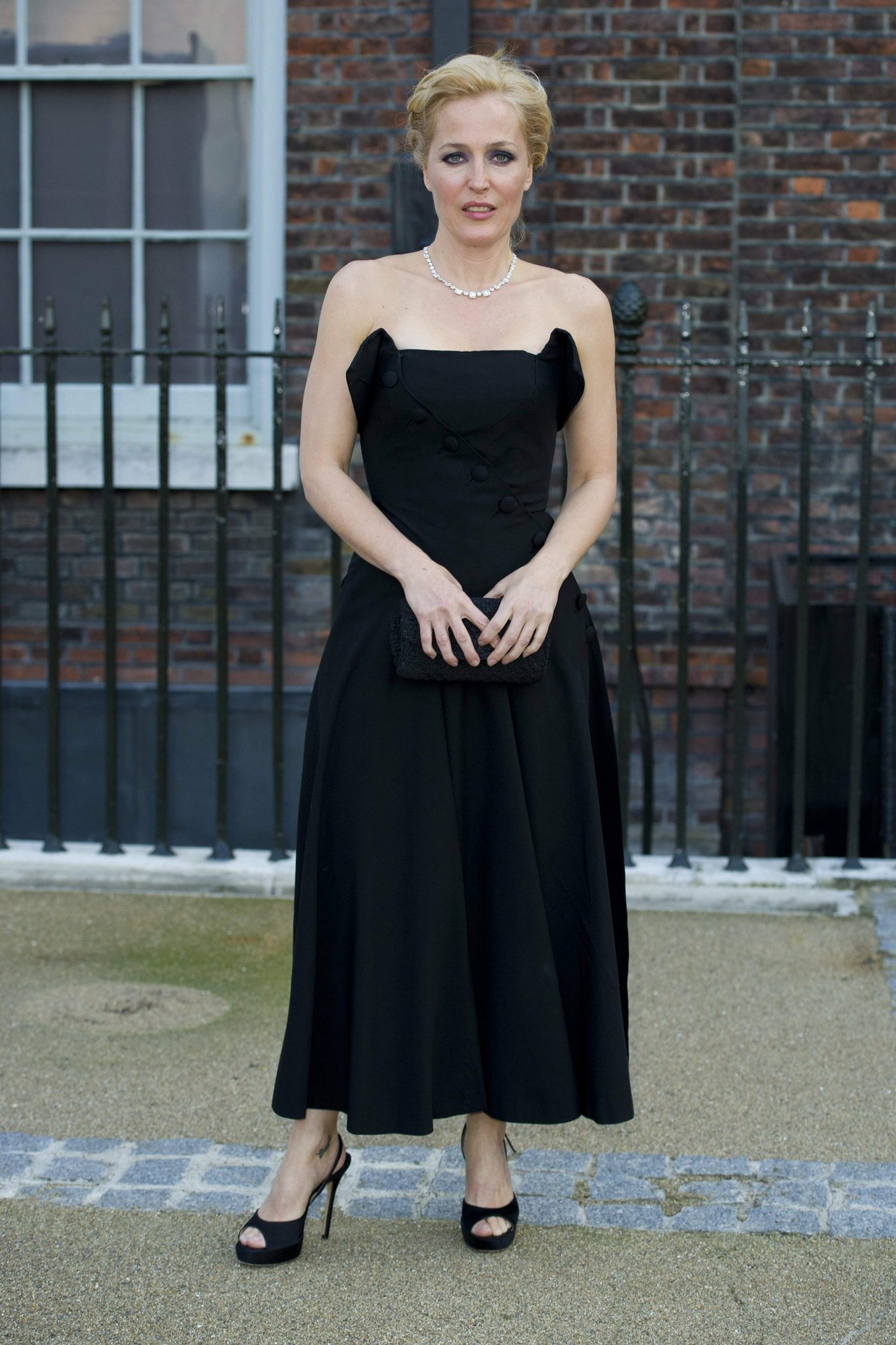 Gillian Anderson Pictures Gillian Anderson Fashion Rules Exhibition launch party in London July 4, 2013