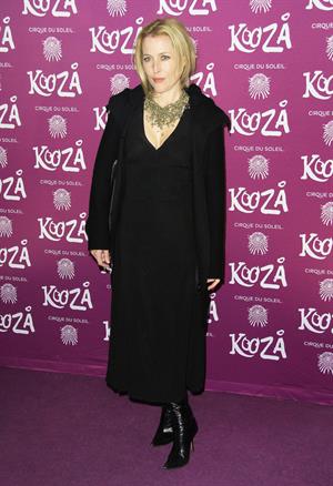 Gillian Anderson - Cirque Du Soleil's Kooza 1/8/13  