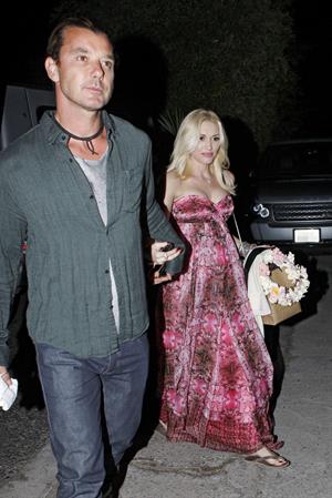 Gwen Stefani seen at a friend's house for a baby shower in Los Feliz Nov 4, 2013 