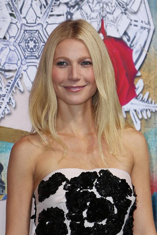 Gwyneth Paltrow Printemps Christmas Decorations Inauguration In Paris -- Nov. 7, 2013 