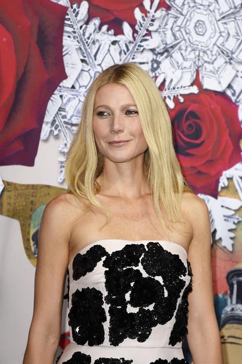 Gwyneth Paltrow Printemps Christmas Decorations Inauguration In Paris -- Nov. 7, 2013 