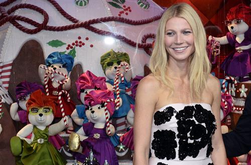 Gwyneth Paltrow Printemps Christmas Decorations Inauguration In Paris -- Nov. 7, 2013 