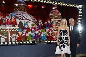Gwyneth Paltrow Printemps Christmas Decorations Inauguration In Paris -- Nov. 7, 2013 