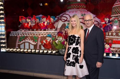 Gwyneth Paltrow Printemps Christmas Decorations Inauguration In Paris -- Nov. 7, 2013 