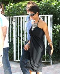 Halle Berry out for a stroll at South Beach Miami on February 2, 2013