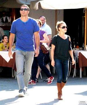 Hayden Panettiere & Wladimir Klitschko checking out the sights in Verona, Italy on June 6, 2013