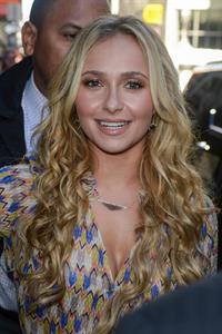 Hayden Panettiere leaves the  Good Morning America  taping October 16, 2012 