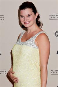Heather Tom attends the 39th annual daytime Emmy Awards nominees reception at SLS Hotel on June 14, 2012 in Beverly Hills, California