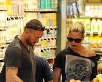 Heidi Klum Grocery shopping in Brentwood