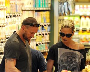 Heidi Klum Grocery shopping in Brentwood