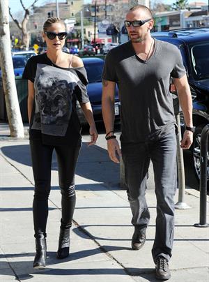 Heidi Klum Grocery shopping in Brentwood