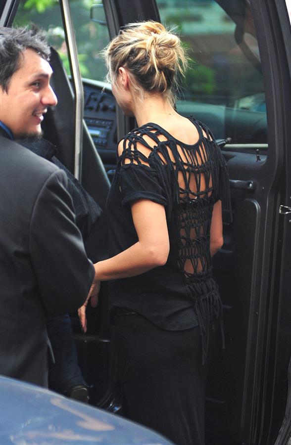 Heidi Klum - Heading to Cipriani in NYC - August 12, 2012