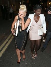Helen Flanagan FHM Sept issue launch at Whisky Mist nightclub in London 7/30/13 